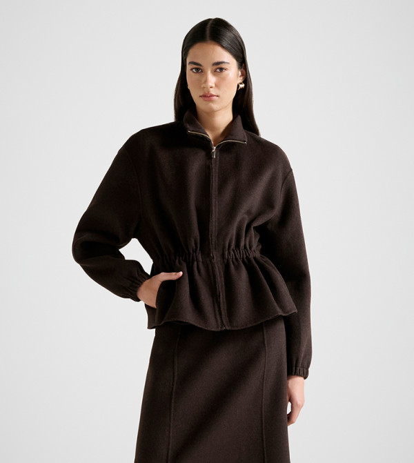 Forever New  Jackets & Coats - Brown Casual Jackets