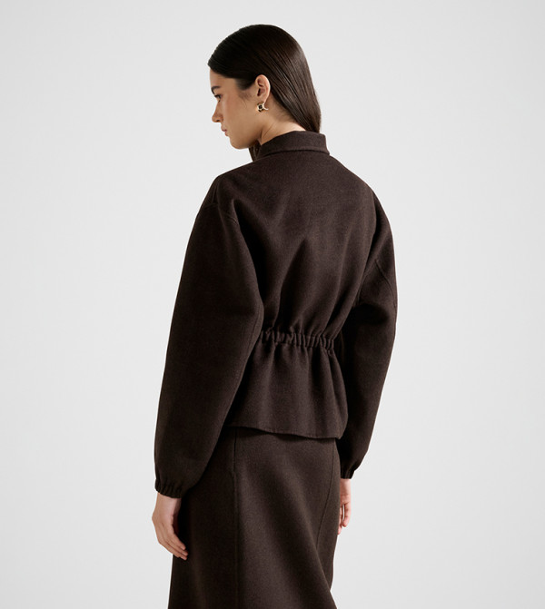 Forever New  Jackets & Coats - Brown Casual Jackets