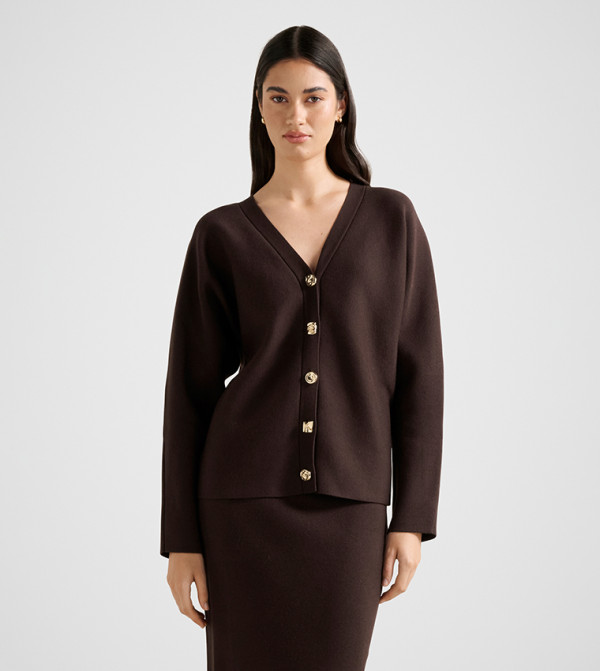 Forever New Clothing - Brown Cardigans