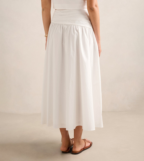 Forever New  Maxi Skirts - White Maxi Skirts