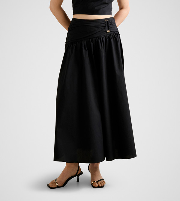 فوريفر نيو  تنانير - أسود Maxi Skirts