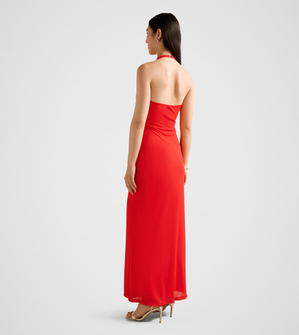 Forever New  warm-hues-w - Red Maxi Dresses
