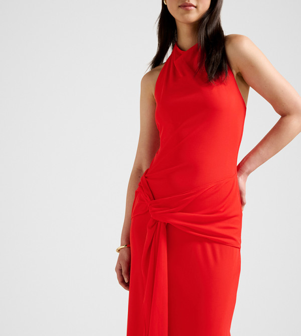Forever New  warm-hues-w - Red Maxi Dresses