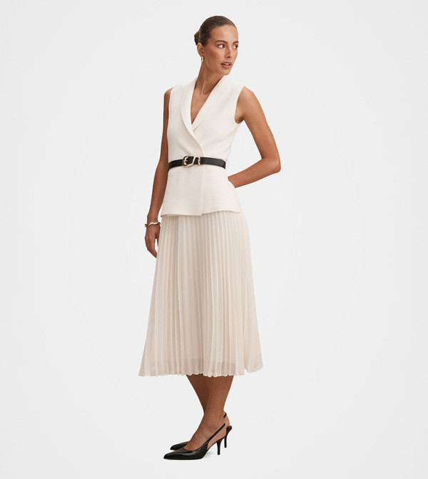 Forever New  Dresses - Cream Midi Dresses