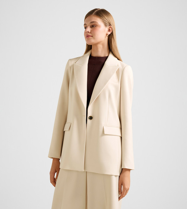 Forever New  Jackets & Coats - Beige Blazers