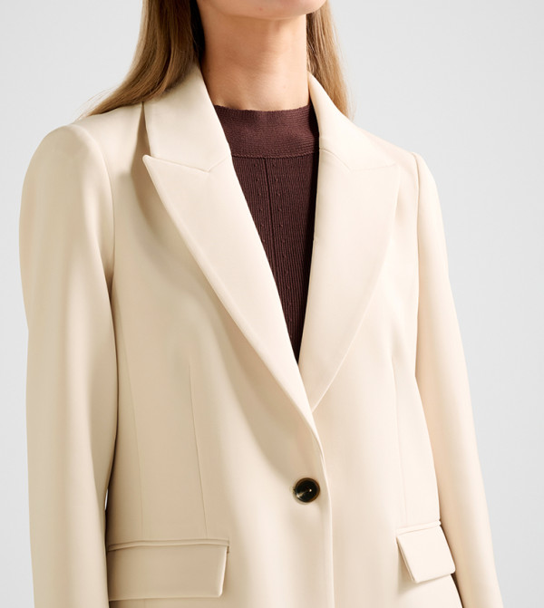 Forever New  Jackets & Coats - Beige Blazers