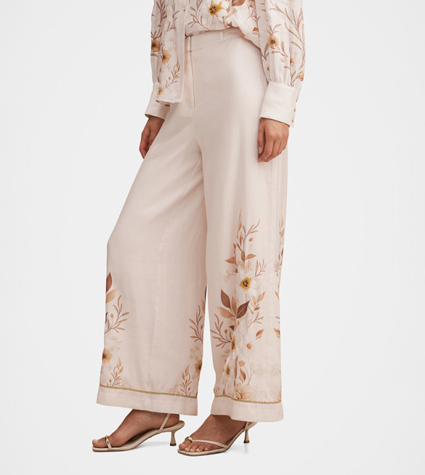 Forever New  Pants & Leggings - Beige Casual Pants
