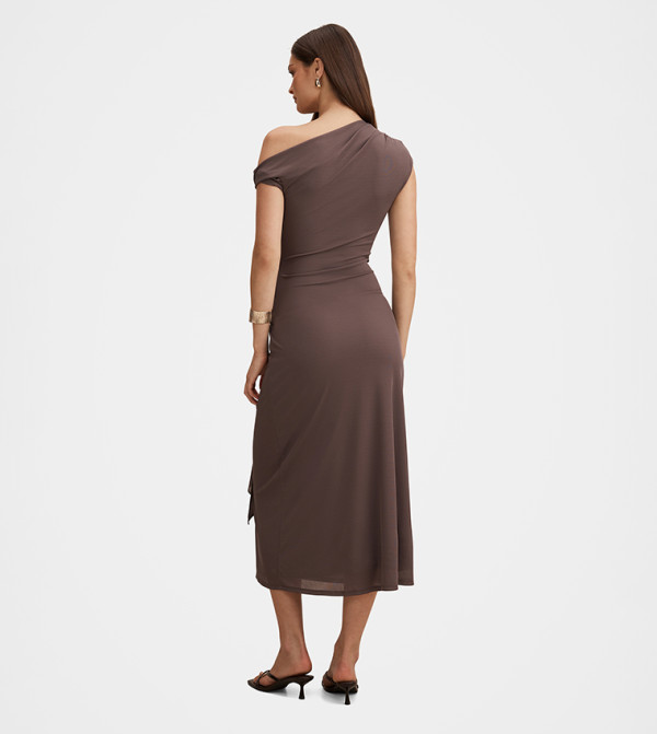 Forever New  Midi Dresses - Brown Midi Dresses