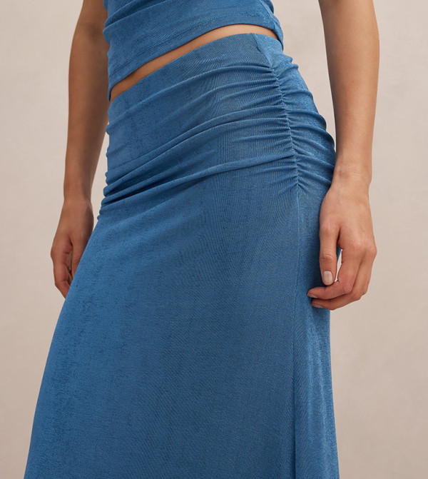 فوريفر نيو  تنانير - أزرق Maxi Skirts