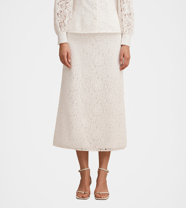 Forever New Forever New - White Midi Skirts