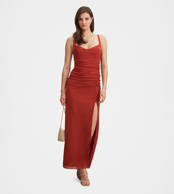 Forever New Party Dresses - Red Maxi Dresses