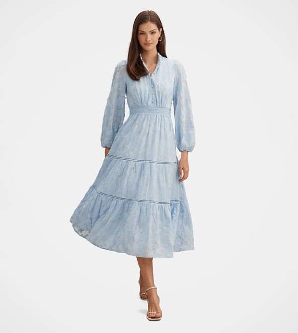 فوريفر نيو soft-romance-w - أزرق Midi Dresses