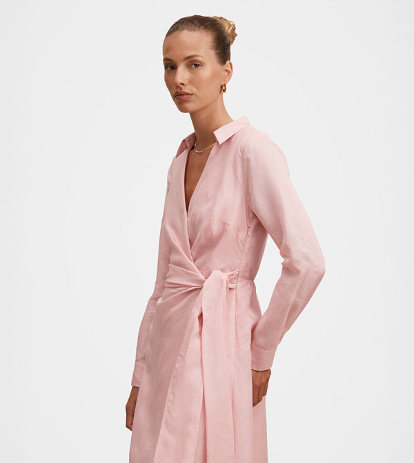 Forever New  Midi Dresses - Pink Midi Dresses