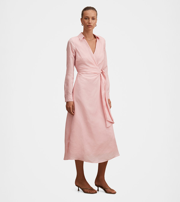 Forever New  Midi Dresses - Pink Midi Dresses