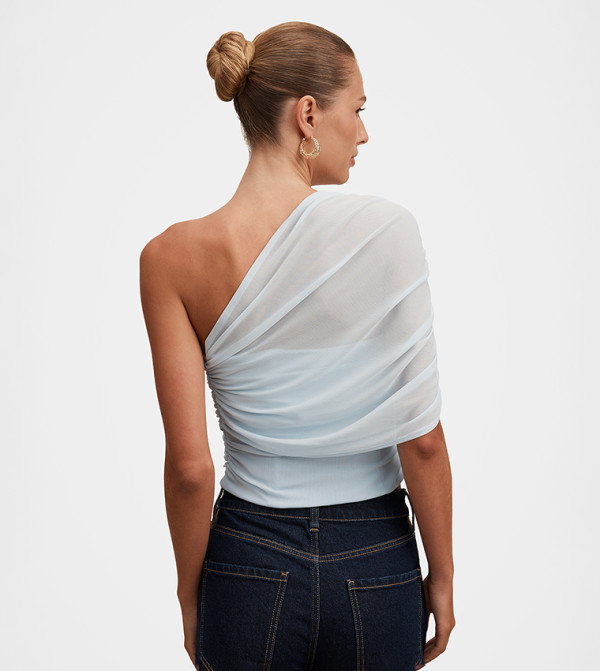 Forever New Clothing - Blue Cropped Tops