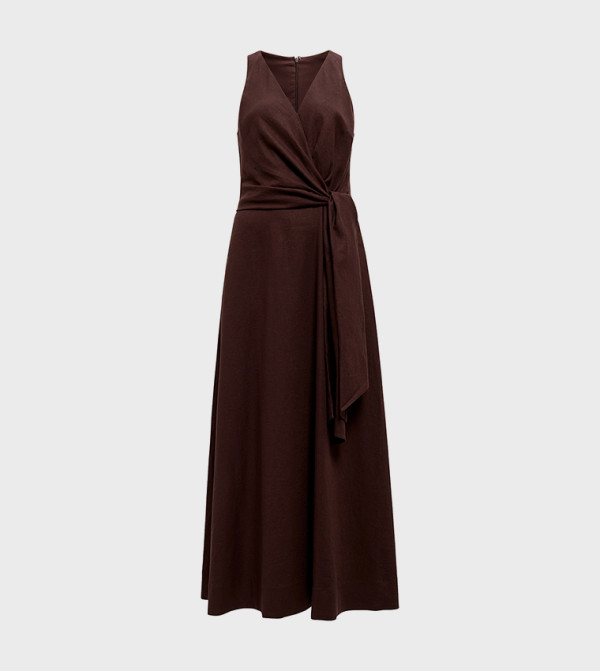 Forever New Forever New - Brown Midi Dresses