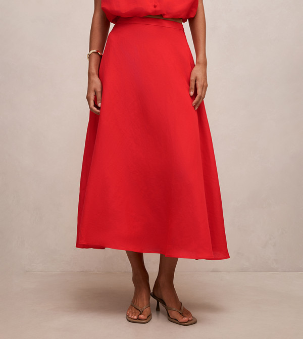 Forever New Forever New - Red Midi Skirts