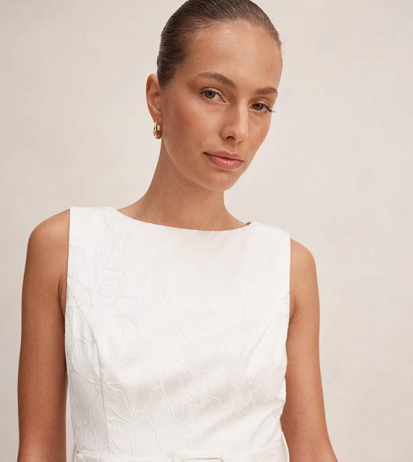 Forever New  Party Dresses - White Midi Dresses