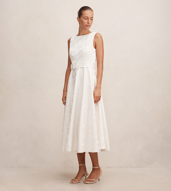 Forever New  Party Dresses - White Midi Dresses