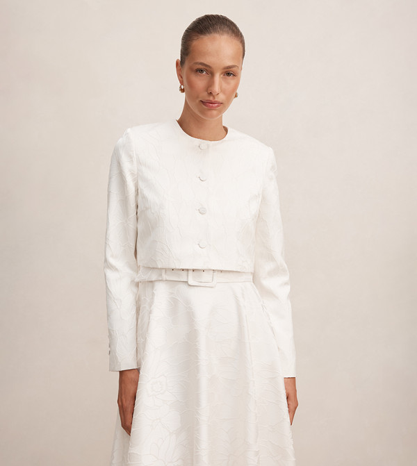 Forever New  Jackets & Coats - White Casual Jackets