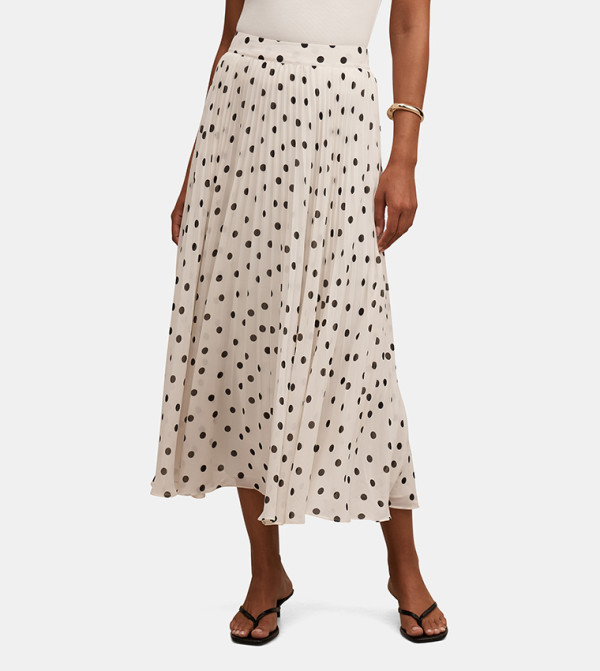 فوريفر نيو  تنانير - بيج Midi Skirts