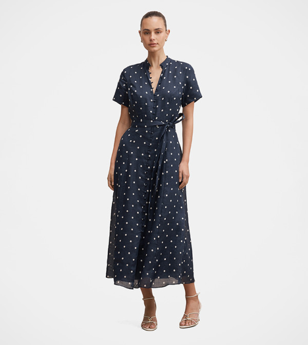 Forever New  Midi Dresses - Navy Midi Dresses