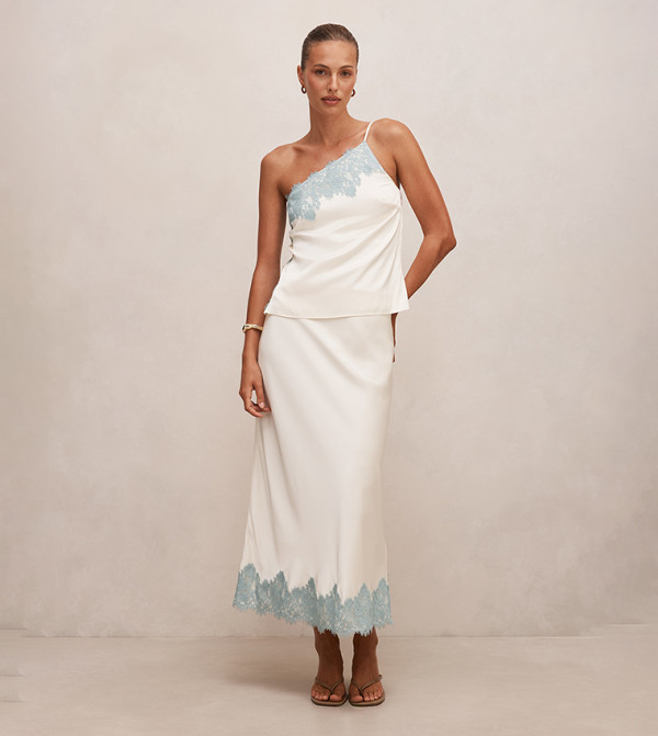 Forever New Women - Cream Midi Skirts