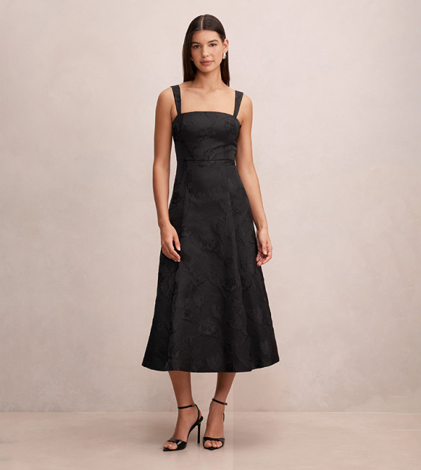 Forever New  Party Dresses - BLACK Midi Dresses