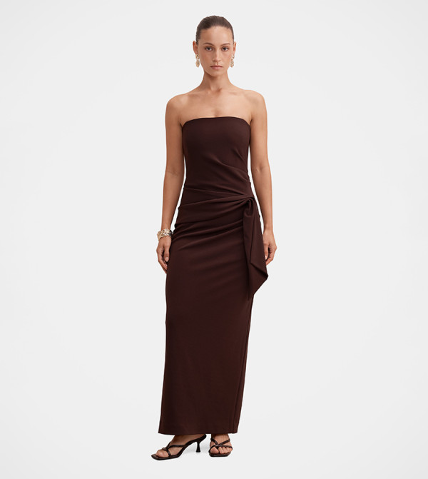 Forever New  Party Dresses - Brown Maxi Dresses