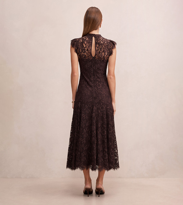 فوريفر نيو فوريفر نيو - بني  Midi Dresses