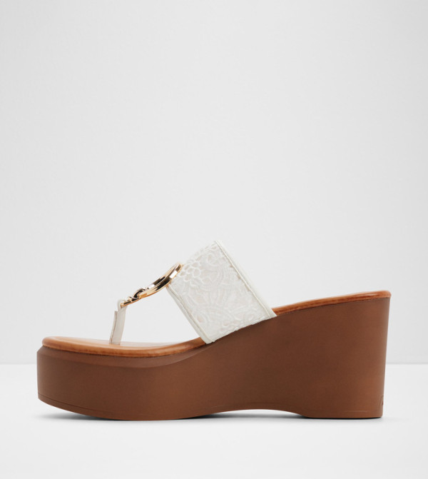 Aldo  summer-workwear-w - White Wedges