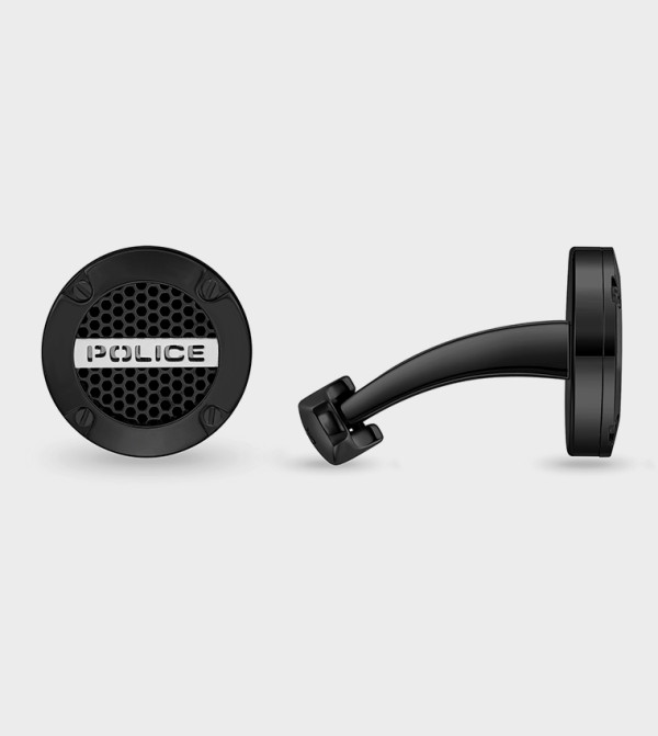 POLICE  - Black Cufflinks