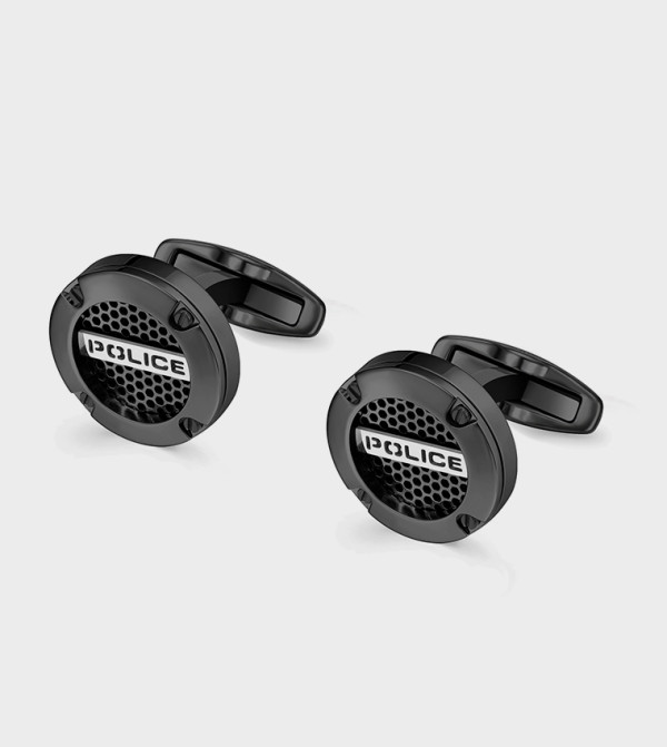 POLICE  - Black Cufflinks