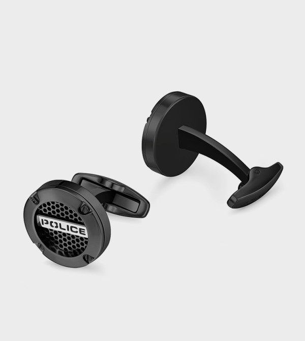 POLICE  - Black Cufflinks