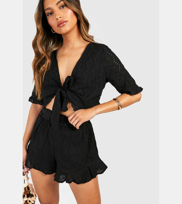 boohoo boohoo - BLACK Co-Ord Set