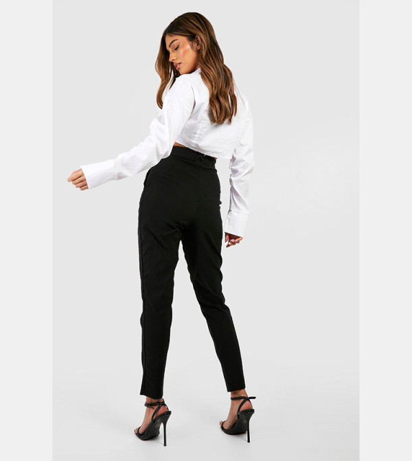 boohoo - Express boohoo - Black Casual Pants