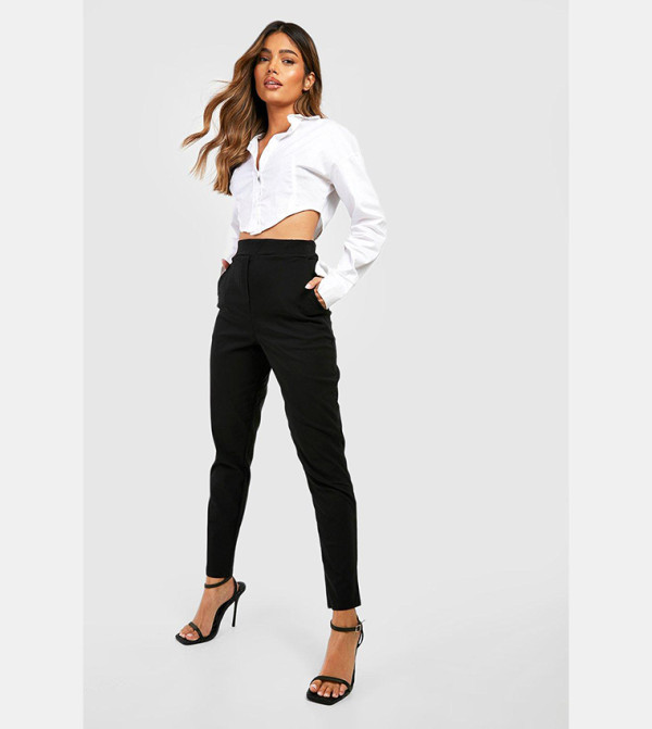 boohoo - Express boohoo - Black Casual Pants