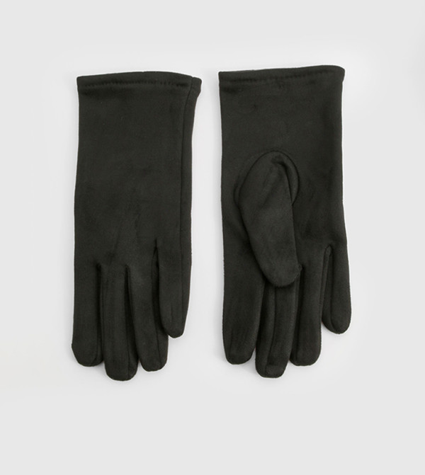 boohoo Gloves - Black Knit