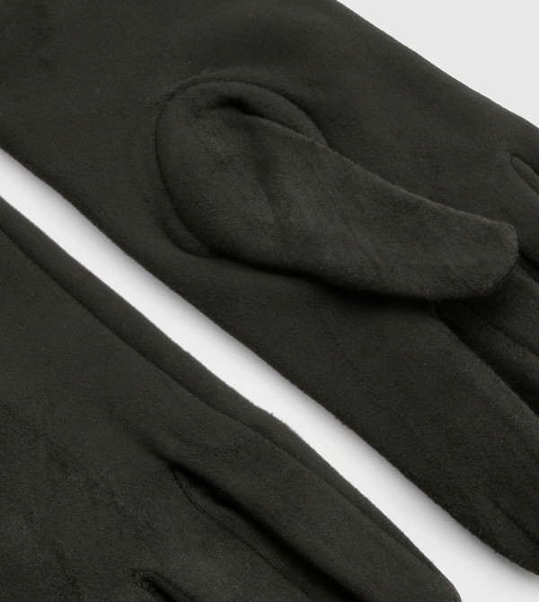 boohoo Gloves - Black Knit