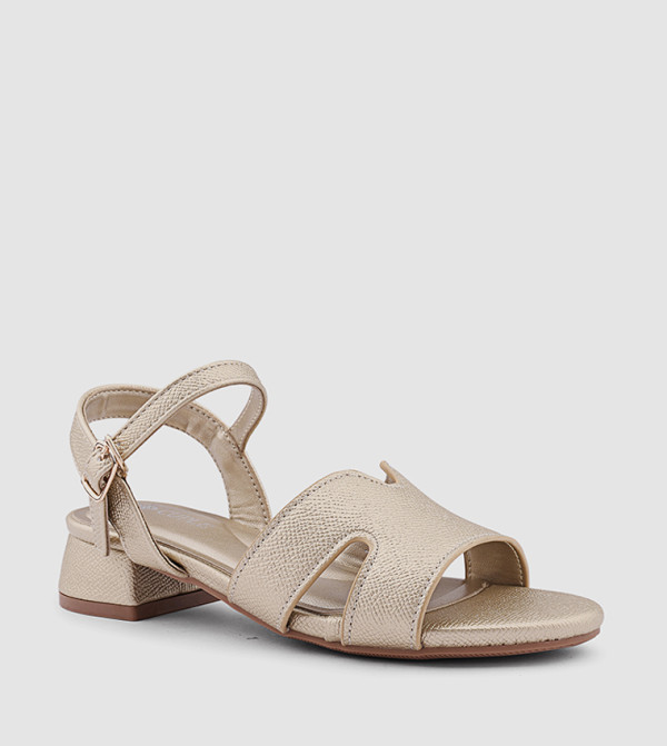 كابلي كابلي - ذهبي HEEL SANDALS