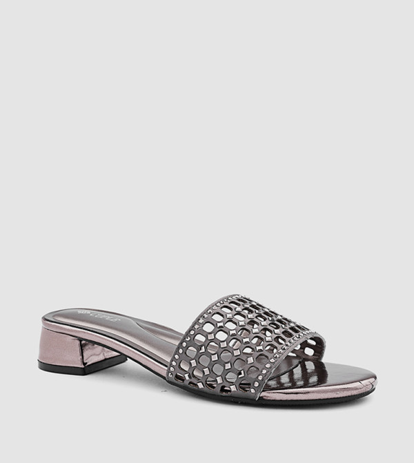كابلي كابلي - رمادي HEEL SANDALS