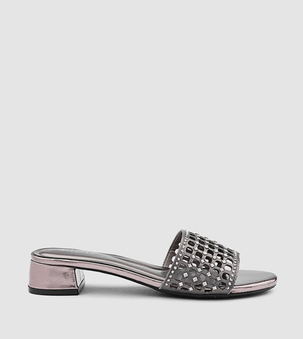 كابلي كابلي - رمادي HEEL SANDALS