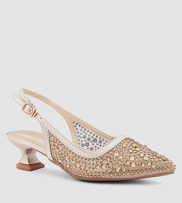 كابلي كابلي - ذهبي HEEL SANDALS