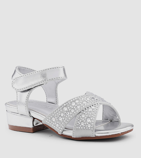 Cuple Heel Sandals - Silver HEEL SANDALS