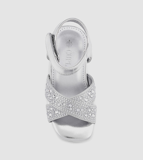 Cuple Heel Sandals - Silver HEEL SANDALS