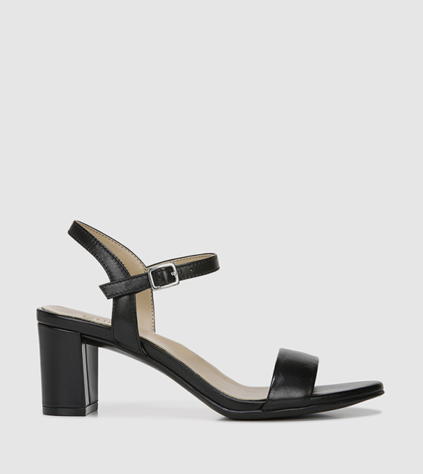 Naturalizer Fashion Heels - Black Heeled Sandals