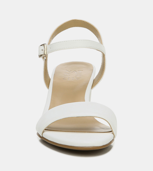 Naturalizer Shoes - White Block Heels