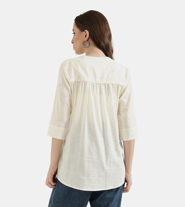 غو كولورز غو كولورز - كريمي  Casual Tops