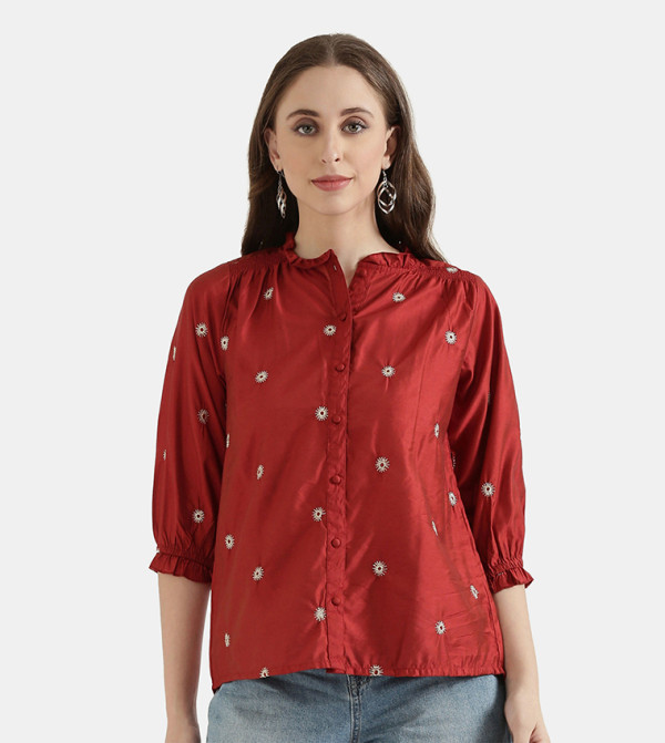 غو كولورز غو كولورز - أحمر Casual Tops