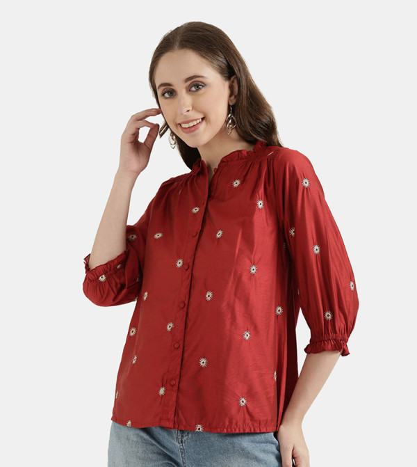 غو كولورز غو كولورز - أحمر Casual Tops